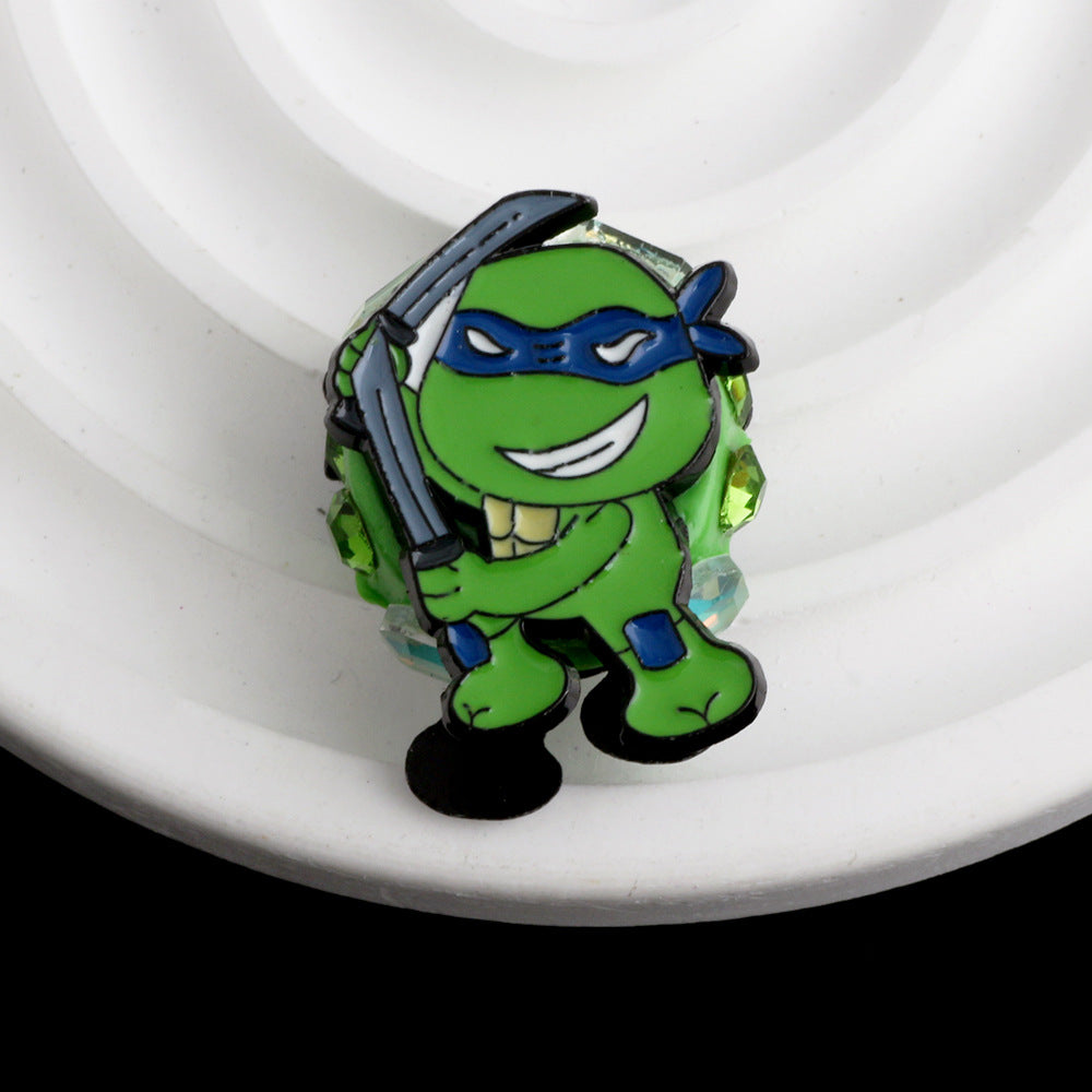 Wholesale 2pcs/pack double-sided cartoon clay DIY straight hole beads